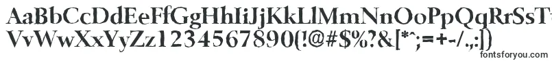 Шрифт BelfastantiqueBold – рубленные шрифты