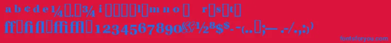 En savoir plus sur la police Veracityproblackssk Police Veracityproblackssk – polices bleues sur fond rouge