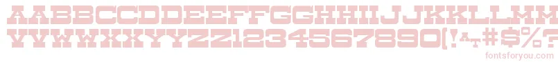 Шрифт DryGoodsJl – розовые шрифты на белом фоне