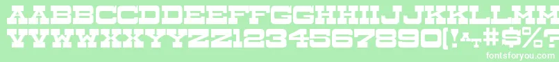 DryGoodsJl Font – White Fonts on Green Background