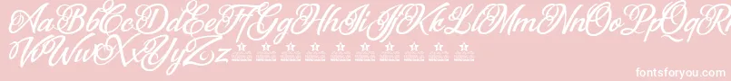 FantasticReasonPersonalUse Font – White Fonts on Pink Background