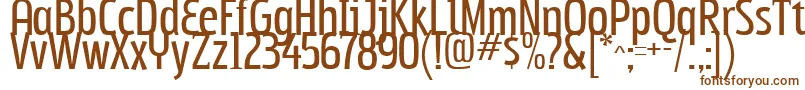 Шрифт Subpear – коричневые шрифты на белом фоне
