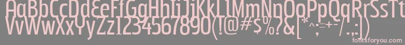 Subpear Font – Pink Fonts on Gray Background