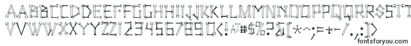 Wrenchedletters Font – Tool Fonts