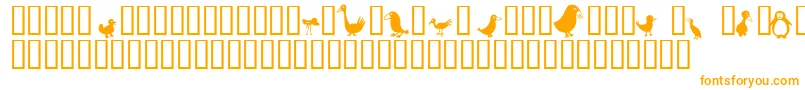 Birds Font – Orange Fonts