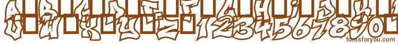 Шрифт NextUps – коричневые шрифты