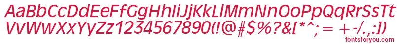 AntiqueOliveРљСѓСЂСЃРёРІ Font – Red Fonts on White Background