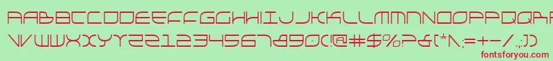 Galgac Font – Red Fonts on Green Background