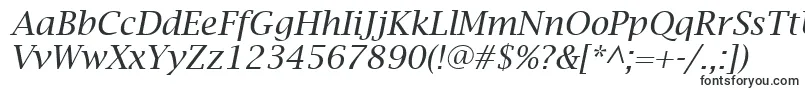 LucidaBrightItalic-fontti – Tekstitysfontit