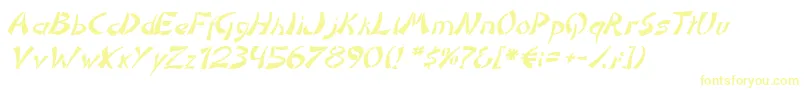 DomoaregatoItalic Font – Yellow Fonts