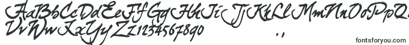 Curjtrial-fontti – Tatuointifontit