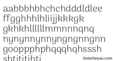 ArimakoshiLight font – sesotho Fonts