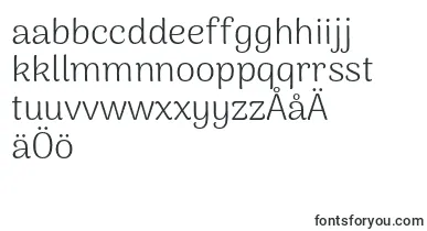 ArimakoshiLight font – swedish Fonts