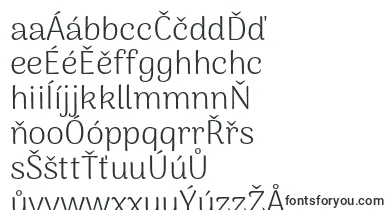 ArimakoshiLight font – czech Fonts
