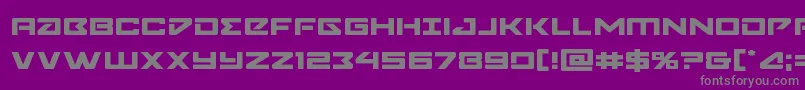 Navycadetexpand Font – Gray Fonts on Purple Background
