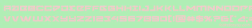 Navycadetexpand Font – Pink Fonts on Green Background