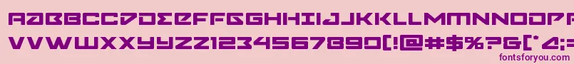 Navycadetexpand Font – Purple Fonts on Pink Background