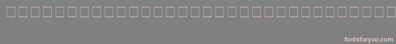 フォントElectronBold – 灰色の背景にピンクのフォント
