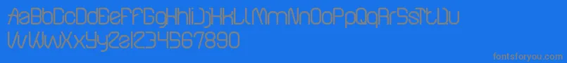 More about ElectroStaticRain Font ElectroStaticRain Font – Gray Fonts on Blue Background