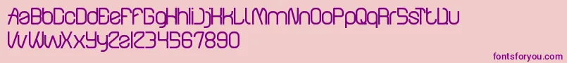 ElectroStaticRain Font – Purple Fonts on Pink Background