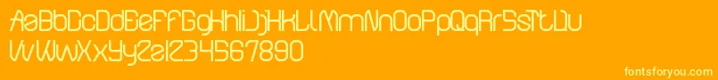 More about ElectroStaticRain Font ElectroStaticRain Font – Yellow Fonts on Orange Background