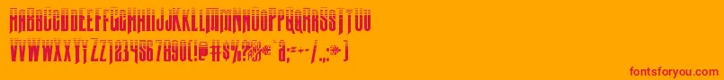 Butchsundancetone-fontti – punaiset fontit oranssilla taustalla