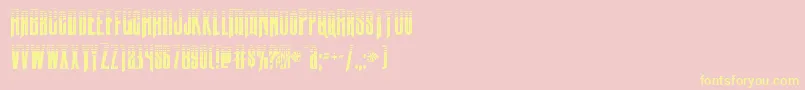 Butchsundancetone Font – Yellow Fonts on Pink Background