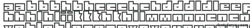 フォントTechnolin – ズールー文字
