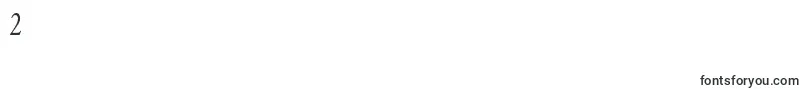 フォントJunicodeRegularcondensed – フォント数字2