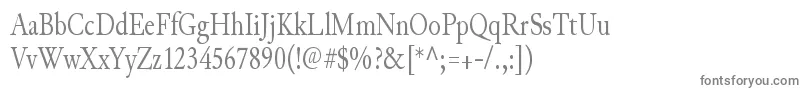 JunicodeRegularcondensed-fontti – harmaat fontit