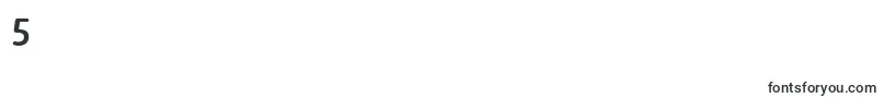 TgNaonao Font – Fonts for Digit 5
