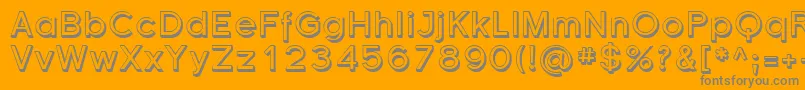 More about FlorencesansShaded Font FlorencesansShaded Font – Gray Fonts on Orange Background
