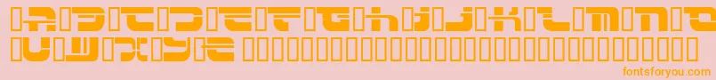 Insert ffy Font – Orange Fonts on Pink Background