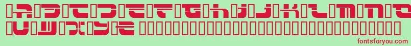 Insert ffy Font – Red Fonts on Green Background