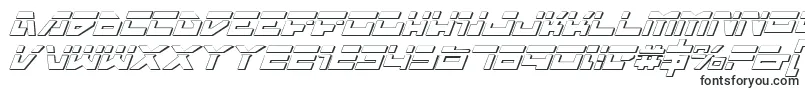 Шрифт Trajialaseri3D – научно-фантастические шрифты