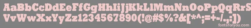 More about TenderGoliath Font TenderGoliath Font – Pink Fonts on Gray Background