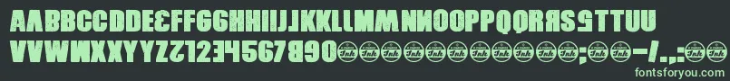 Xxrdcore Font – Green Fonts on Black Background