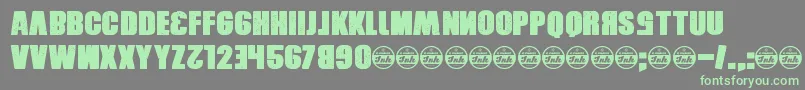 Xxrdcore Font – Green Fonts on Gray Background