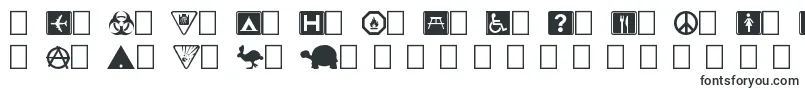 Czcionka Symbolx – czcionki do tablic i znaków