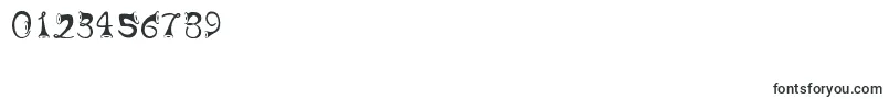 Horns-Schriftart – Schriften für Zahlen und Nummern