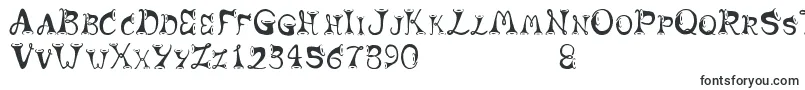 Шрифт Horns – декоративные шрифты
