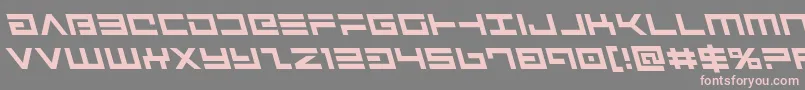 Avengerleft-fontti – vaaleanpunaiset fontit harmaalla taustalla