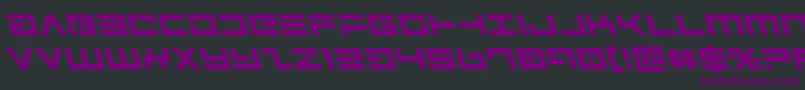 Шрифт Avengerleft – фиолетовые шрифты на чёрном фоне