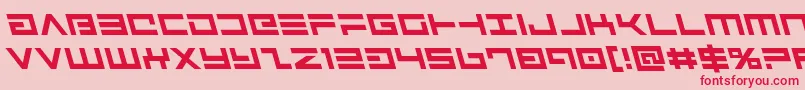 Avengerleft Font – Red Fonts on Pink Background