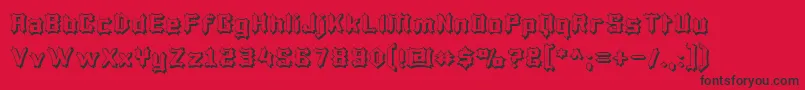 LuciferiusInfernitus Font – Black Fonts on Red Background