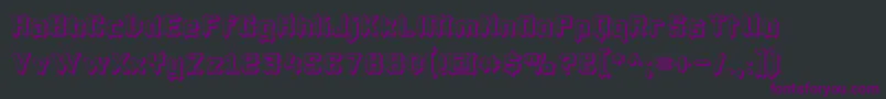 LuciferiusInfernitus Font – Purple Fonts on Black Background