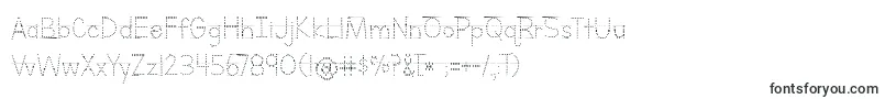 BmdLettersForLearnersLinedDots Font – Fonts for KOMPAS-3D