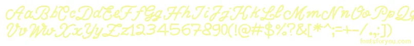 WriteRighScript Font – Yellow Fonts