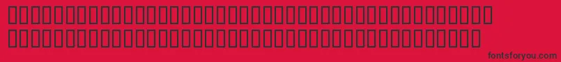 SerifBlack-Schriftart – Schwarze Schriften auf rotem Hintergrund