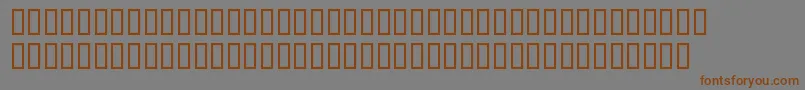 SerifBlack Font – Brown Fonts on Gray Background